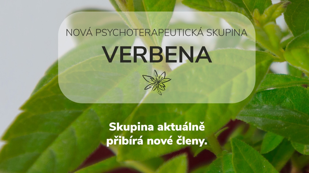 Nová psychoterapeutická skupina: Verbena